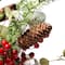 Glitzhome® Christmas Pine, Eucalyptus & Berry Tree
